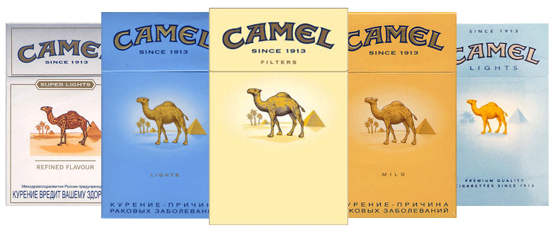 different types of camel cigarettes